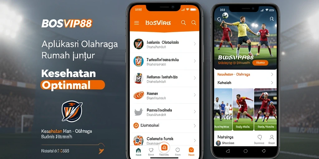 Tampilan antarmuka aplikasi BOSVIP88 untuk olahraga rumah yang intuitif dan menarik.