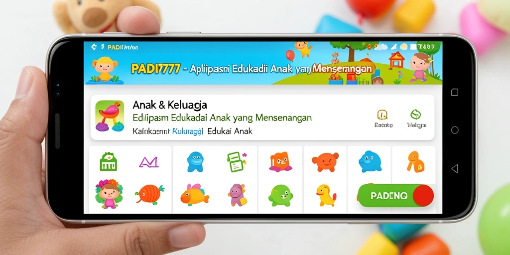 Antarmuka PADI777 yang interaktif untuk Edukasi Anak.