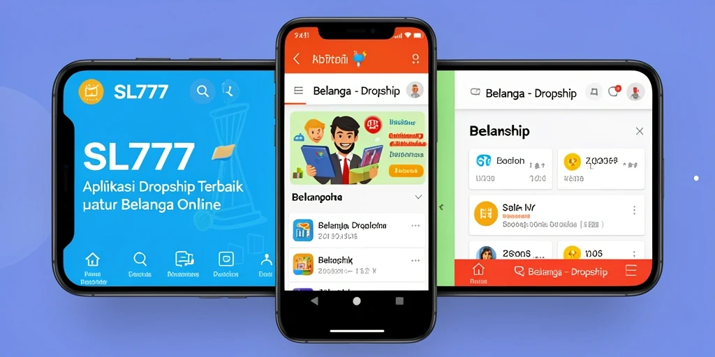 Tampilan antarmuka SL777 yang memudahkan pengguna dalam berbelanja.