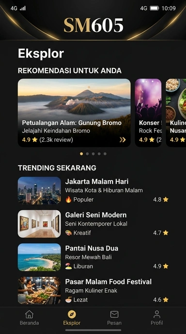 Katalog Aplikasi Populer dan Kanal Uji - sm605
