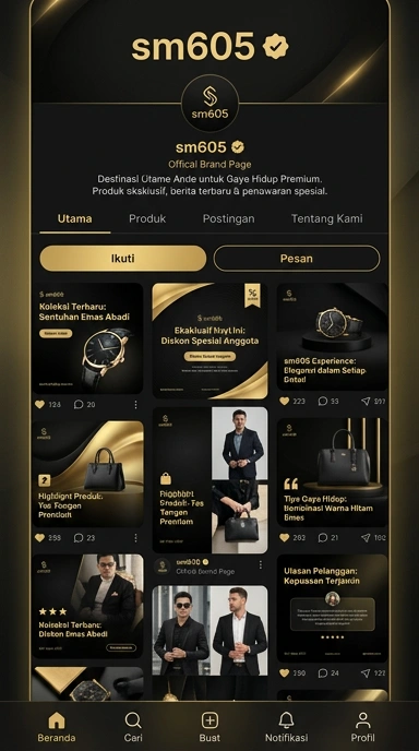Halaman Resmi sm605 untuk Pengguna Android di Indonesia